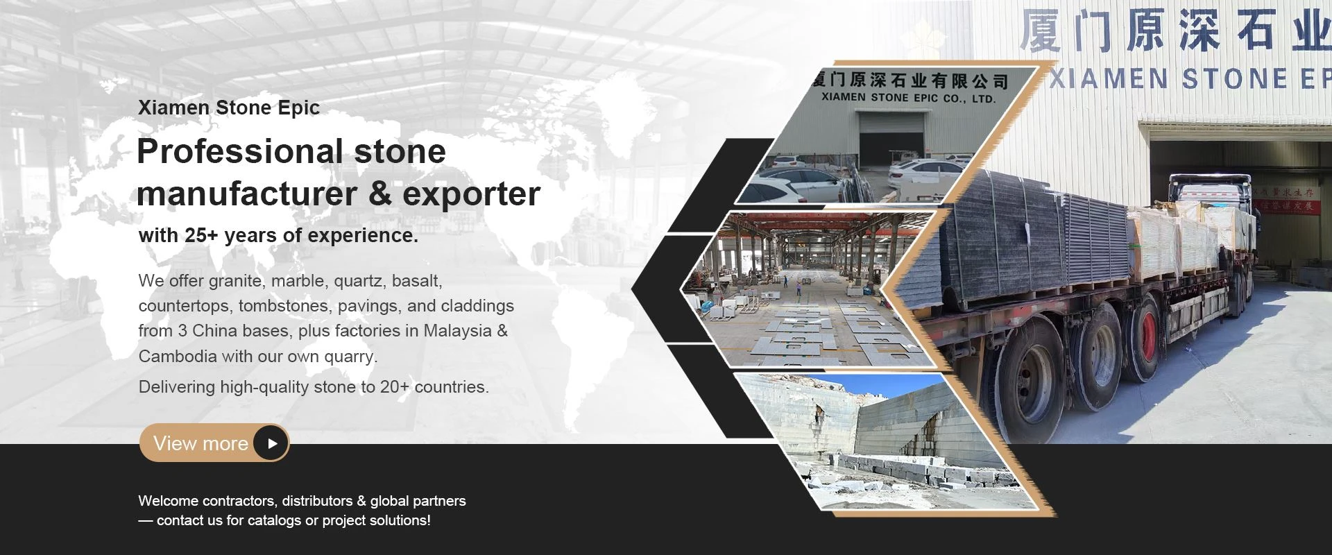 Professional stone manufacturer & exporter