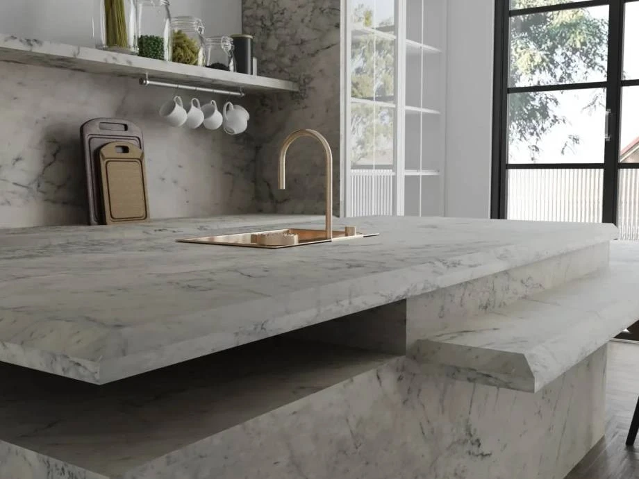 Beveled Quartz Countertop